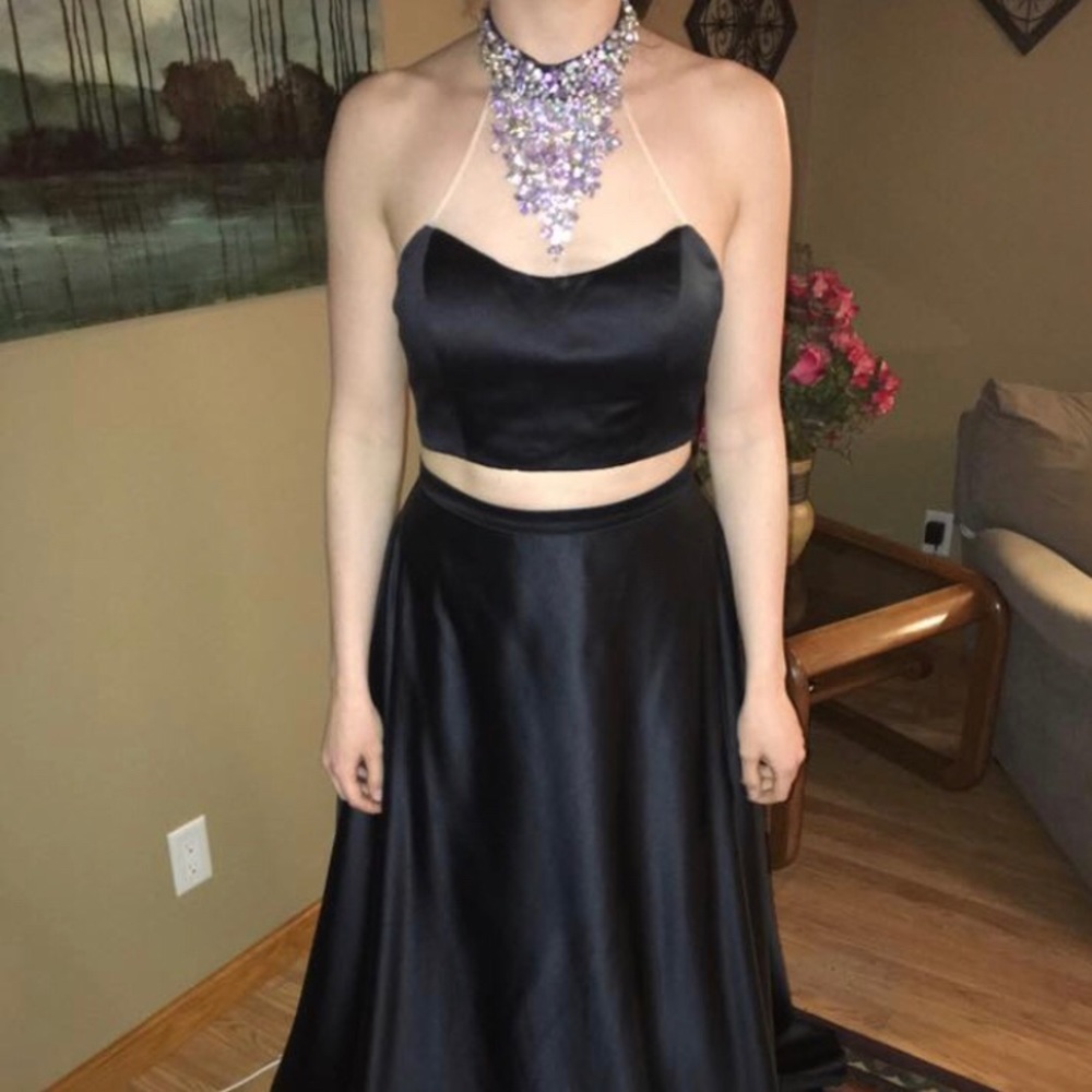 Jovani two piece prom dress - Picture 1 of 4